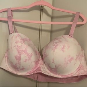 Torrid Lilac Pink Tie-Dye Microfiber Push-Up Multiway Strapless Bra